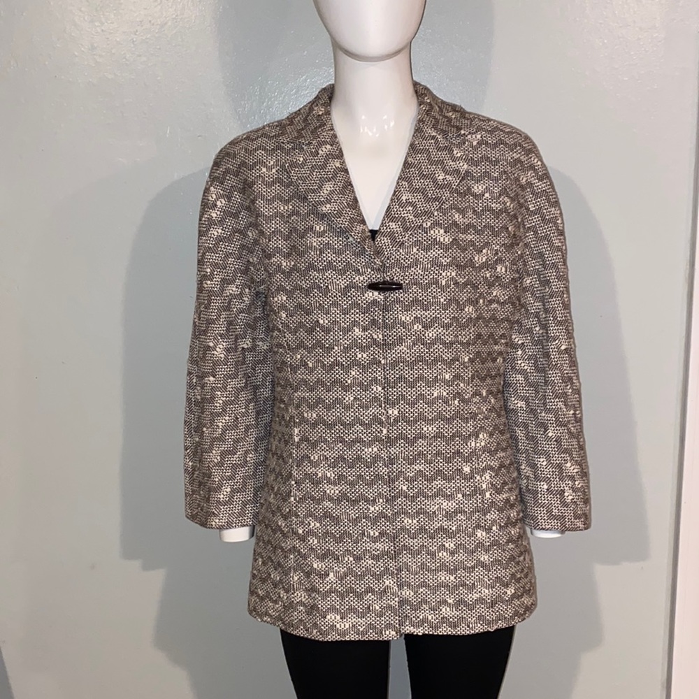 Doncaster Tweed Chevron Blazer